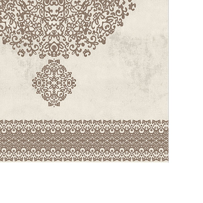Mijölnir 510602 Juego de Alfombras de Baño Marrón 2 Piezas Poliéster 850 gr/m² 50x60cm 60x100cm Antideslizante Antibacteriano Lavable